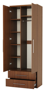Шкаф комбинированный с ящиками Шарм Дизайн Мелодия МКЯ 22 80х60 орех 