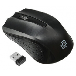Мышь Oklick 485MW черный оптическая (1000dpi) беспроводная USB для ноутбука (3but) (997819) 997819