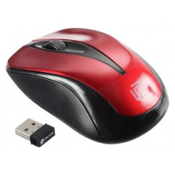 Мышь Oklick 675MW черный/красный 1025919 Назначение ноутбук  Тип подключения