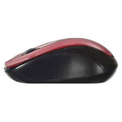 Мышь Oklick 675MW черный/красный 1025919