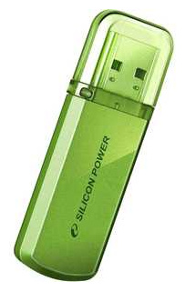 Флеш диск Silicon Power 64Gb Helios 101 Зеленый (SP064GBUF2101V1N) Интерфейс Usb