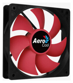 Вентилятор для корпуса Aerocool Force 12 PWM Red blade (120x120x25mm  4 pin 500 1500 об/мин 18 2 27 5dB) (4718009158030)