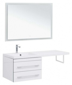 Мебель для ванной Aquanet Верона 120 (58) левая  белая Коллекция Тип