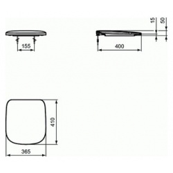 Сиденье для унитаза Ideal Standard Esedra с микролифтом (T318301) T318301