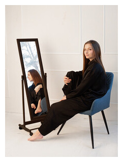 Зеркало напольное Мебелик BeautyStyle 27 венге 135 см х 42 5 (П0006798) П0006798