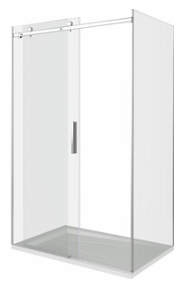 Душевой уголок Good Door Altair WTW+SP 110х90 прозрачный  хром (WTW+SP 110 90 C CH) АЛ00001 + АЛ00009
