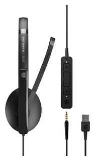 Гарнитура Sennheiser ADAPT 165T USB II  Stereo Teams certified headset (1000902) 1000902