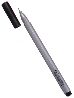 Ручка капиллярная черная "GRIP" 0 4мм 