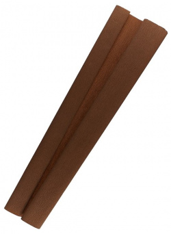 Гофрированная бумага «Тёмно коричневая»  50 х 250 см