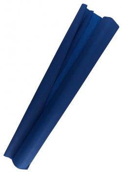 Гофрированная бумага «Тёмно синяя»  50 х 250 см