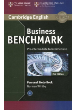 Business Benchmark 2nd Edition Pre Inttrmediate to Intermediate BULATS and Preliminary  Personal Study Book Cambridge University Press 978 1 107 62848 9
