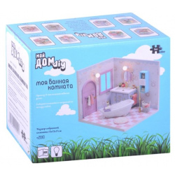 Румбокс Интерьерный конструктор Hobby Day DIY MiniHouse  Мой дом 9 в 1: Моя ванная комната