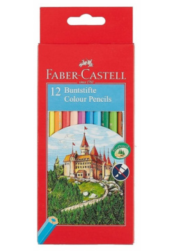 Цветные карандаши «Замок»  12 цветов Faber Castell