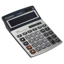 Калькулятор 12 разрядный настольный  акрил клавиши металл панель к/к с подвесом Comix