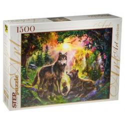 Пазлы 1500 Волки (83046) (850х580) (Art Collection) (3+) (коробка) Интересное