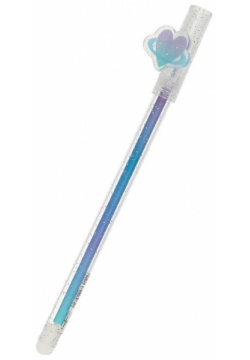 Ручка гелевая со стир чернилами синяя  ассорти