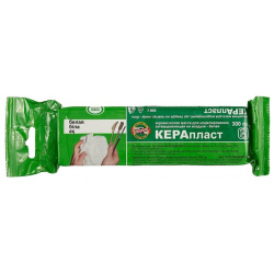 Пластилин самозатвердевающий "KON I NOOR Keraplast"131708  300 г белая