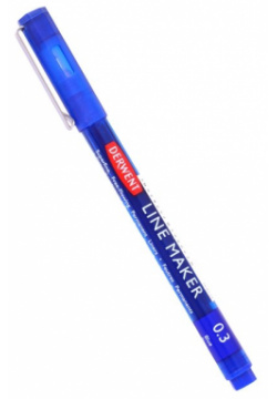 Ручка капиллярная Graphik Line Maker 0 3 синий 
