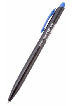 Ручка шариковая авт  синяя "Grand Ball" 0 7мм Crown