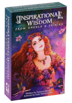 Inspirational Wisdom from Angels & Fairies = Вдохновляющая мудрость Ангелов и Фей (44 карты + инструкция на английском языке) U S  Games Systems 978 1 57281 785 2