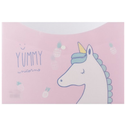 Папка конверт «Pastel unicorn»  А4
