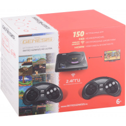 SEGA Retro Genesis HD Ultra+150 игр (2 беспроводных 2 4ГГц джойстика  HDMI кабель)