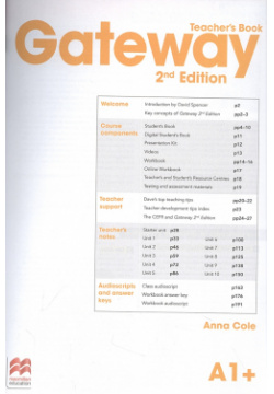 Gateway 2nd Edition A1  Teachers Book + Online Code Macmillan 978 0 230 47306 5