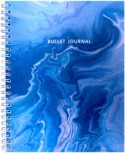 Книга для записей А5 144л тчк  "Bullet Journal (мрамор)"