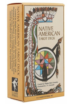 Таро «Native American Tarot Deck» U S  Games Systems 978 0 88079 009 3