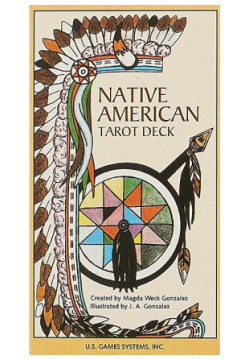 Таро «Native American Tarot Deck» U S  Games Systems 978 0 88079 009 3