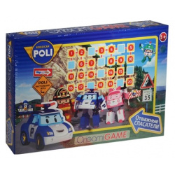 Настольная игра Robocar POLI Отважные спасатели (01975) (5+) (коробка) 