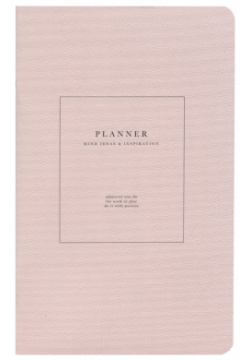 Планнер недат  32л 130*210мм "Notes" розовый мягк переплет ламинация скрепка