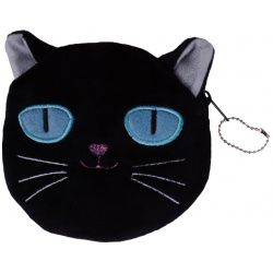 Косметичка кошелек "Кот черный"  10 см – верная подруга каждой
