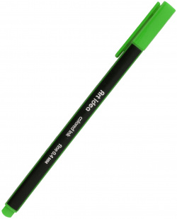 Ручка капиллярная светло зеленая  Art idea