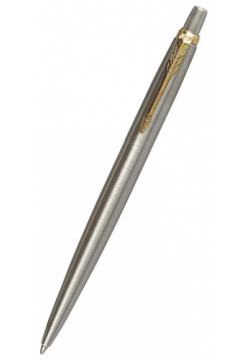 Ручка подарочная шариковая "Jotter Stainless Steel GT" синяя  Parker
