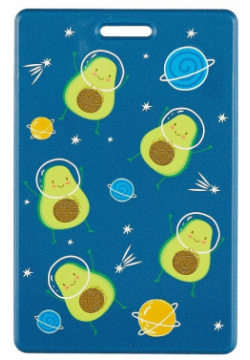 Чехол для карточек "Авокадо в космосе" 