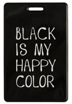 Чехол для карточек Black is my happy color 