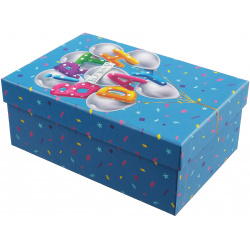 Коробка подарочная "Birthday" 21*14*8 5см  картон