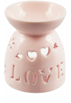 Аромалампа Love (розовая) (керамика) (9х8) (12 07836 C8) 