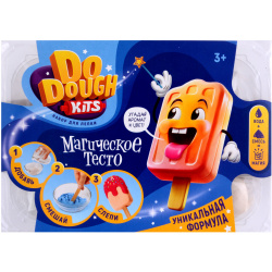 Игрушки для творчества детей старше трех лет: сухое тесто лепки  с маркировкой «DO DOUGH kits» набор "Мороженое"
