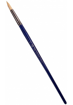 Кисть художественная №10 "Манеж"  синтетика упругая круглая длинная ручка Гамма
