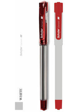 Ручка шариковая Schiller  Element автоматическая красная 0 5 мм
