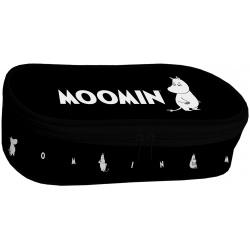 Пенал косметичка "Moomin" овальный  полиэстер молния