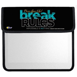 Папка для тетрадей А5 "Break rules" липучка  Оникс