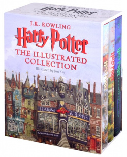 Harry potter: The illustrated collection (комплект из 3 х книг) Scholastic 978 1 338 31291 