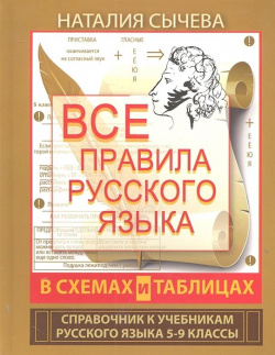Все правила русского языка в схемах и таблицах  5 9 классы АСТ 978 17 082881 4