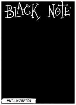 Креативный блокнот с черными страницами Black Note  96 листов мягкая обложка
