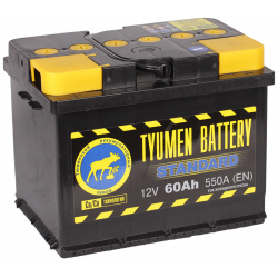 Автомобильный аккумулятор Tyumen Battery Standard 60 Ач прямая полярность L2 6СТ 60пп ST