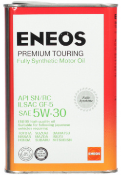 Моторное масло Eneos Premium TOURING SN 5W 30  1 л