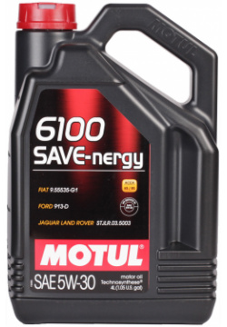 Моторное масло Motul 6100 SAVE NERGY 5W 30  4 л